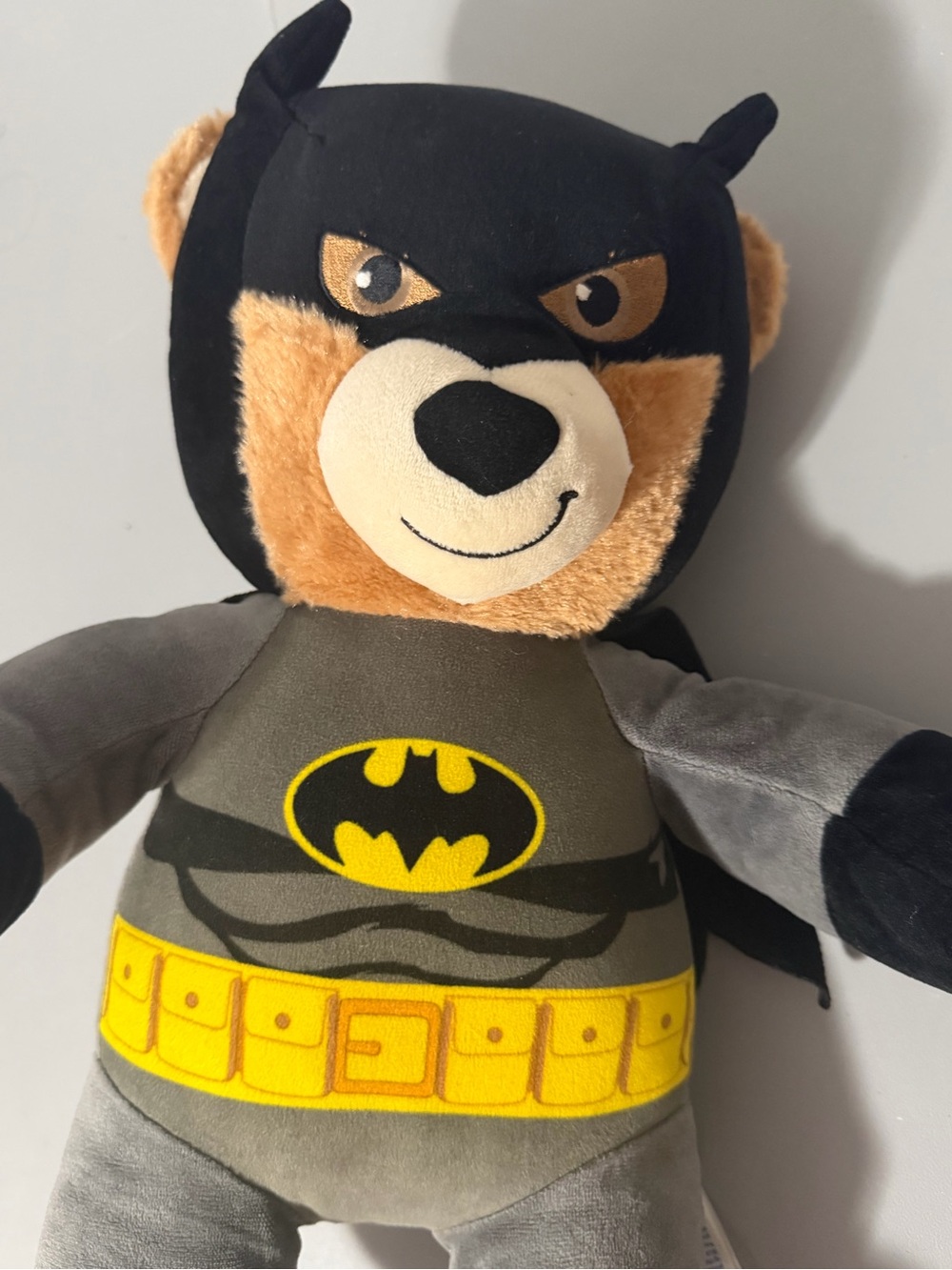 Build-A-Bear Batman Inspired Teddy Bear 16” Retired DC Comics Plush 2017 - Picture 16 of 16
